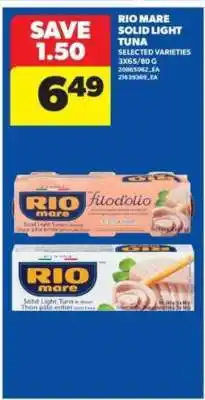 Real Canadian Superstore Rio Mare Solid Light Tuna offer