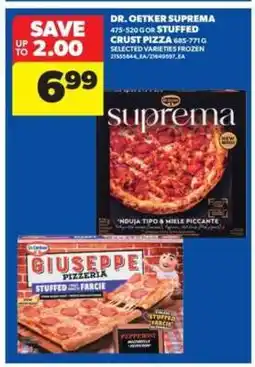 Real Canadian Superstore Dr. Oetker Suprema or Stuffed Crust Pizza offer
