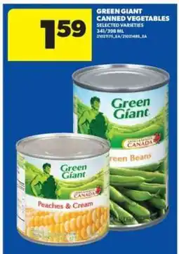 Real Canadian Superstore Green Giant Canned Vegetables offer