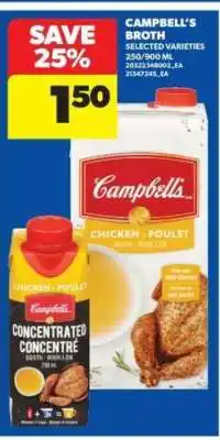 Real Canadian Superstore CAMPBELL’S BROTH offer