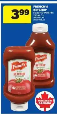 Real Canadian Superstore French's Ketchup offer