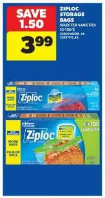 Real Canadian Superstore Ziploc Storage Bags offer