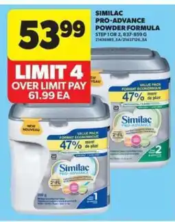 Real Canadian Superstore SIMILAC PRO-ADVANCE POWDER FORMULA offer