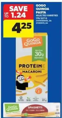 Real Canadian Superstore GOGO QUINOA PASTA offer