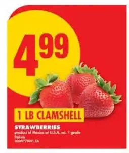 No Frills Strawberries offer