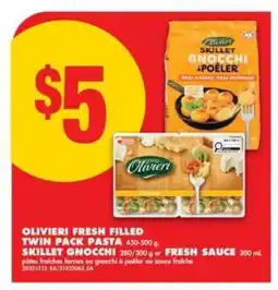 No Frills OLIVIERI FRESH FILLED TWIN PACK PASTA offer