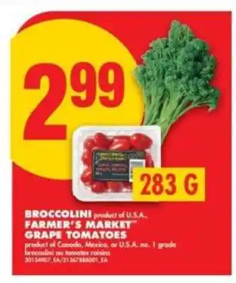 No Frills BROCCOLINI offer