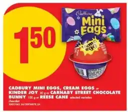 No Frills Cadbury Mini Eggs, Cream Eggs or Kinder Joy offer