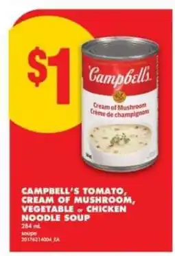 No Frills CAMPBELL’S SOUP offer