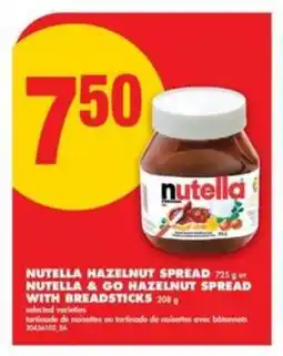 No Frills NUTELLA HAZELNUT SPREAD offer