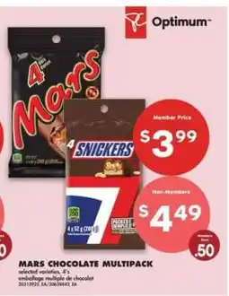 No Frills MARS CHOCOLATE MULTIPACK offer