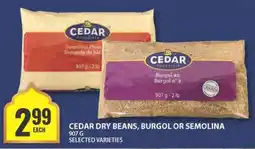 Food Basics Cedar Dry Beans, Burgol or Semolina offer