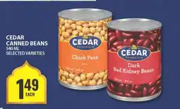Food Basics CEDAR CANNED BEANS offer