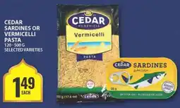 Food Basics Cedar Sardines or Vermicelli Pasta offer