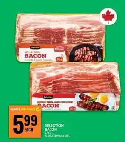 Food Basics SELECTION BACON offer