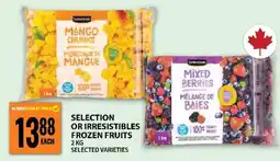 Food Basics Selection or Irresistibles Frozen Fruits offer