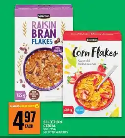 Food Basics SELECTION CEREAL offer