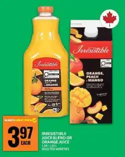 Food Basics Irresistible Juice Blend or Orange Juice offer