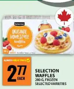 Food Basics SELECTION WAFFLES offer