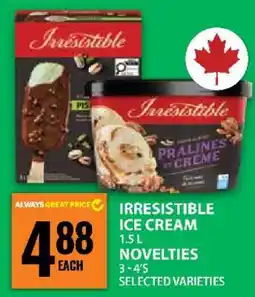 Food Basics Irresistible Ice Cream offer