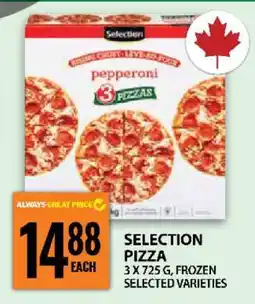 Food Basics SELECTION PIZZA offer