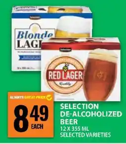 Food Basics SELECTION DE-ALCOHOLIZED BEER offer