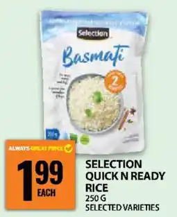 Food Basics SELECTION QUICK N READY RICE offer