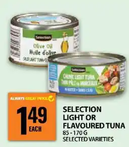 Food Basics Selection Light or Flavoured Tuna offer