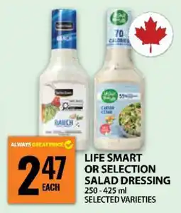 Food Basics Life Smart or Selection Salad Dressing offer