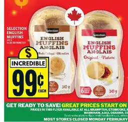 Food Basics SELECTION ENGLISH MUFFINS offer