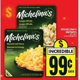 Food Basics MICHELINA’S ENTRÉES offer