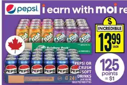 Food Basics Pepsi or Crush Soft Drinks offer