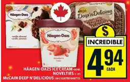 Food Basics Häagen-Dazs Ice Cream & McCain Deep N’ Delicious offer
