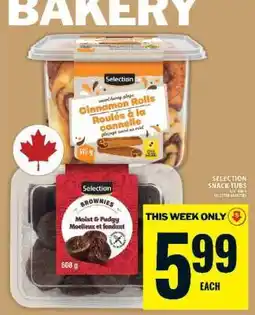 Food Basics Selection Snack Tubs offer