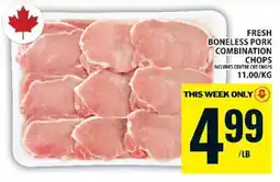 Food Basics FRESH BONELESS PORK COMBINATION CHOPS offer