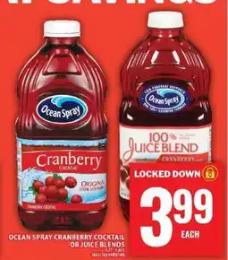 Food Basics OCEAN SPRAY CRANBERRY COCKTAIL OR JUICE BLENDS offer