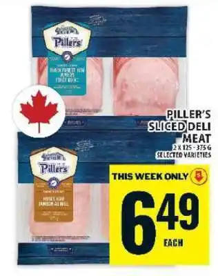 Food Basics PILLER’S SLICED DELI MEAT offer