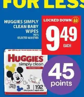 Food Basics HUGGIES SIMPLY CLEAN BABY WIPES offer