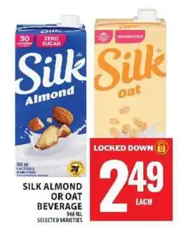 Food Basics Silk Almond or Oat Beverage offer