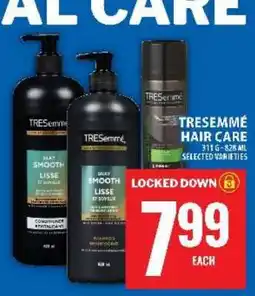 Food Basics TRESEMMÉ HAIR CARE offer