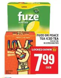 Food Basics Fuze or Peace Tea Iced Tea offer