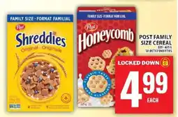 Food Basics POST FAMILY SIZE CEREAL offer