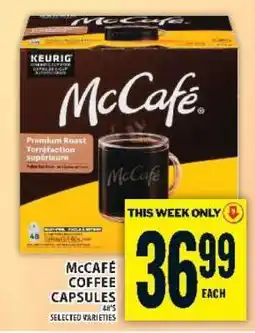 Food Basics MCCAFÉ COFFEE CAPSULES offer