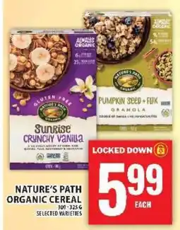 Food Basics NATURE’S PATH ORGANIC CEREAL offer
