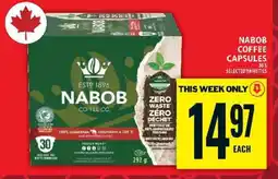 Food Basics Nabob Coffee Capsules offer