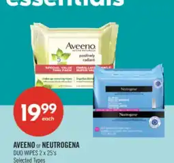 Shoppers Drug Mart AVEENO or NEUTROGENA DUO WIPES offer