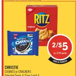 Shoppers Drug Mart CHRISTIE COOKIES or CRACKERS offer