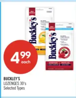 Shoppers Drug Mart BUCKLEY'S LOZENGES offer