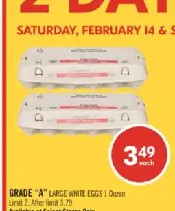 Shoppers Drug Mart GRADE A LARGE WHITE EGGS offer