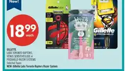 Shoppers Drug Mart GILLETTE LABS TORONTO RAPTORS, VENUS SENSITIVEGLIDE or PROSHIELD RAZOR SYSTEMS offer